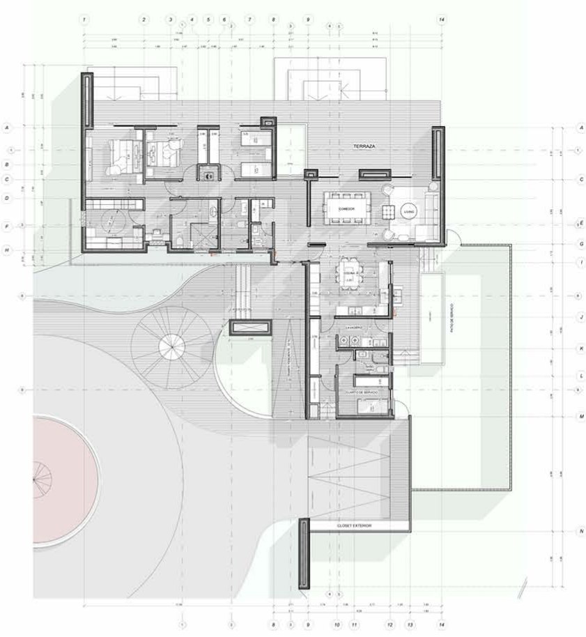 Planta de arquitectura