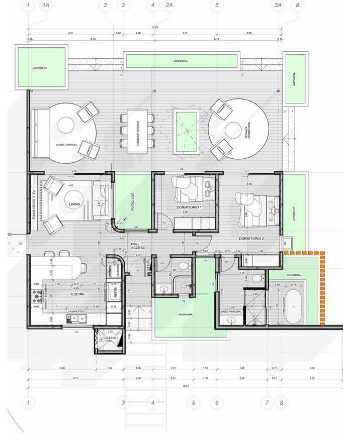 Planta de arquitectura